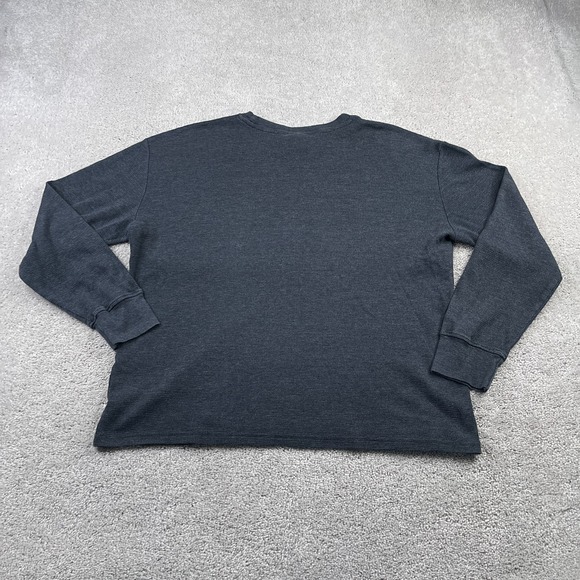 Portland Trailblazers Shirt Mens XL Grey UNK Thermal Waffle Knit Long Sleeve - Picture 5 of 9